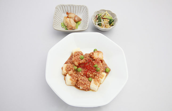 麻婆豆腐献立